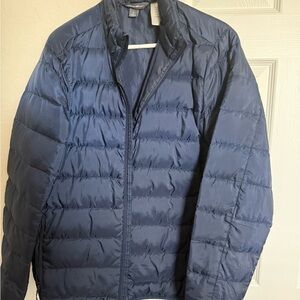 Eddie Bauer Men's Navy Puffer Jacket